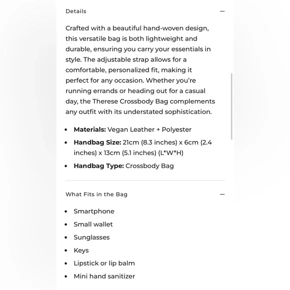 Verano Hill Therese Crossbody Bag - Picture 4 of 7